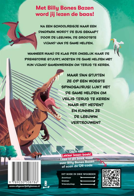 Game Helden tegen de Dino's / Game Helden / 3 achterkant