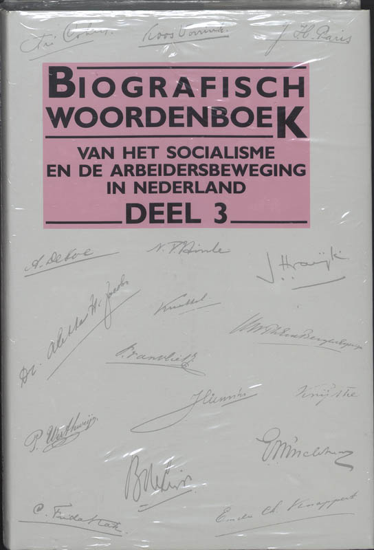Biografisch Woordenboek van het socialisme en de arbeidersbeweging in Nederland - deel 33