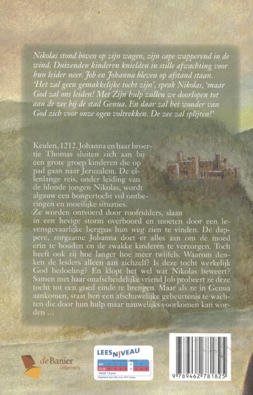 Het pad door de zee achterkant
