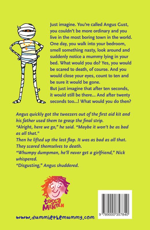 Dummie the Mummy and the Golden Scarab / Dummie de mummie / 1 achterkant