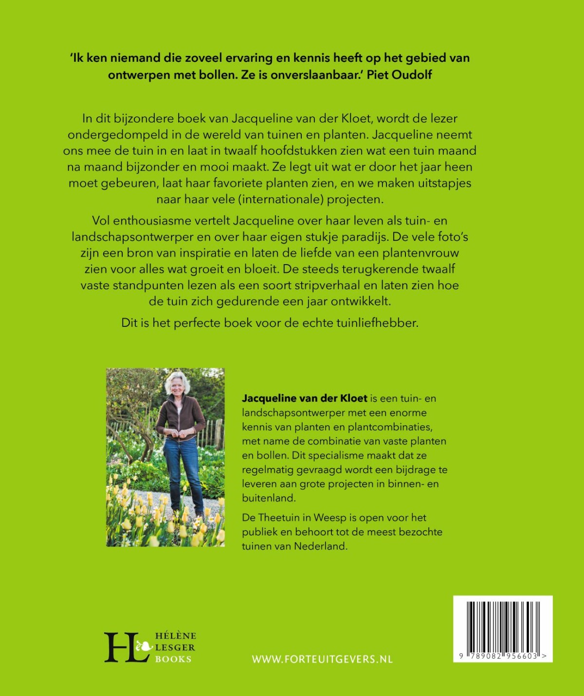 Een jaar in mijn tuin achterkant