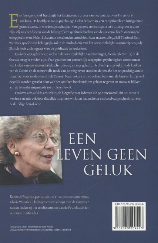 Een leven geen geluk achterkant