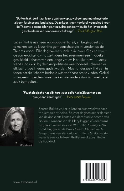 Het donkerste water / Lacey Flint achterkant