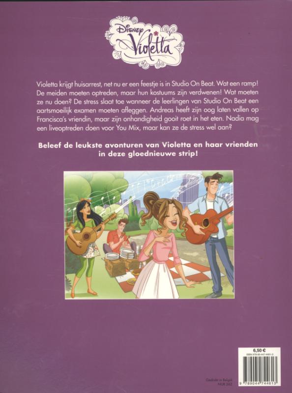Violetta / Disney achterkant