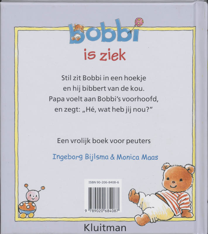 Bobbi is ziek achterkant