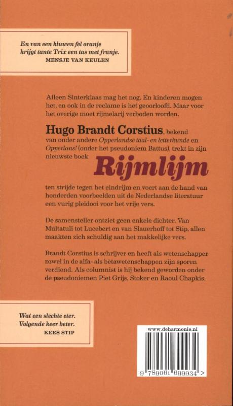 Rijmlijm achterkant