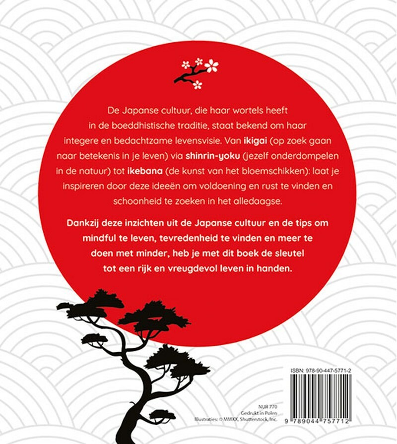Ontdek de Japanse kunst van het leven achterkant