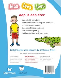 aap is een ster / lees lees lees achterkant