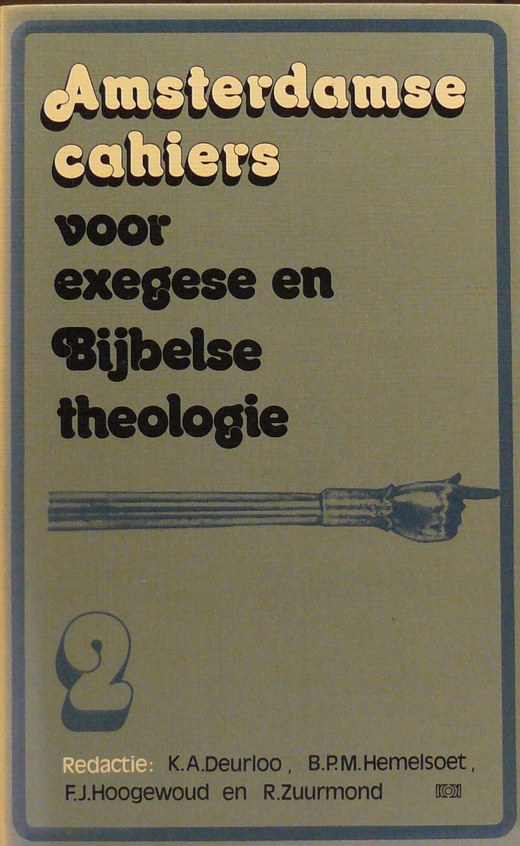 2 Amsterdamse cahiers voor exegese enz