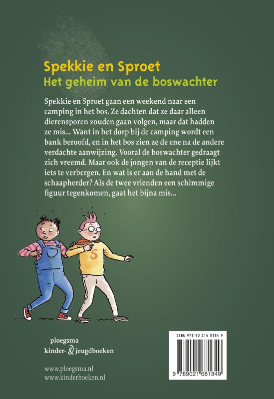 Het geheim van de boswachter / Spekkie en Sproet achterkant