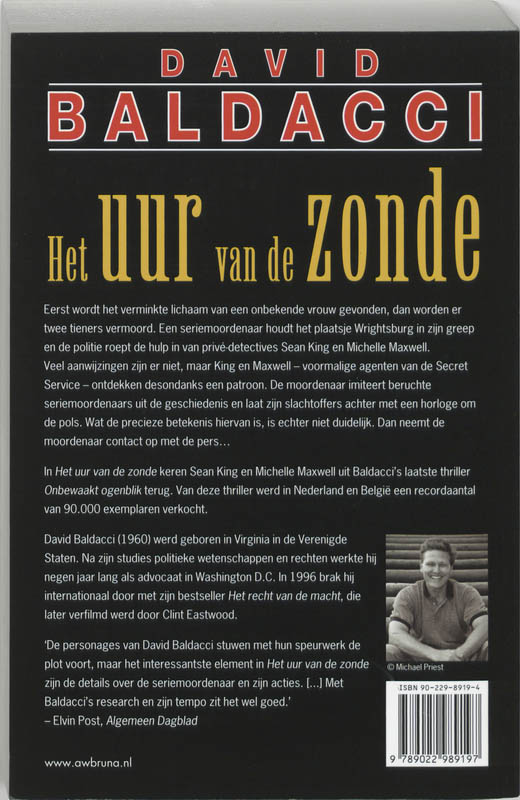 Uur Van De Zonde achterkant