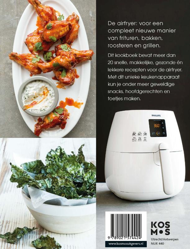 Het Airfryer kookboek achterkant