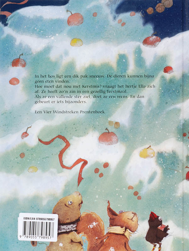 Ella's Kerstwens / Een Vier Windstreken prentenboek achterkant