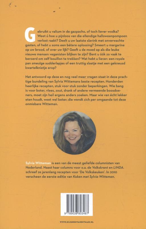Koken met Sylvia Witteman Koken met Sylvia Witteman achterkant