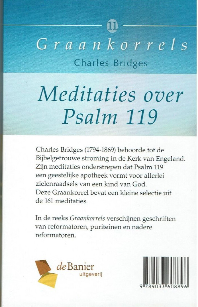 Meditaties over Psalm 119 / Graankorrels / 11 achterkant