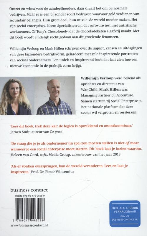 Verbeter de wereld, begin een bedrijf Verbeter de wereld, begin een bedrijf achterkant