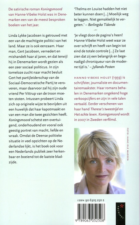 Koningsmoord achterkant