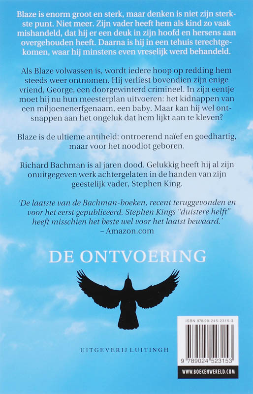 De Ontvoering achterkant