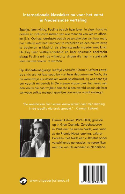 De nieuwe vrouw / Orlando Klassiekers achterkant