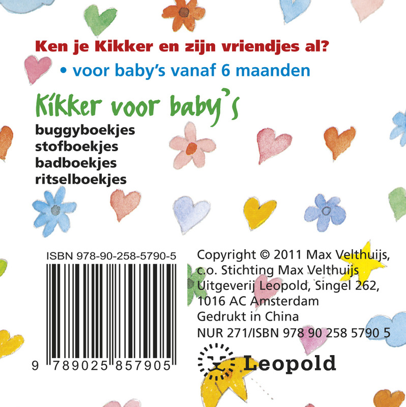 Dag Kikker Buggyboekje achterkant