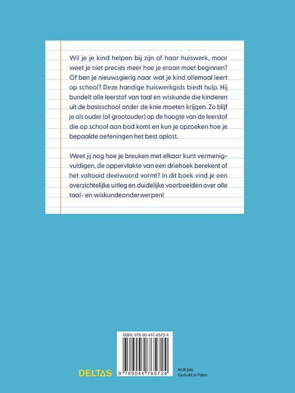 Helpen bij huiswerk achterkant