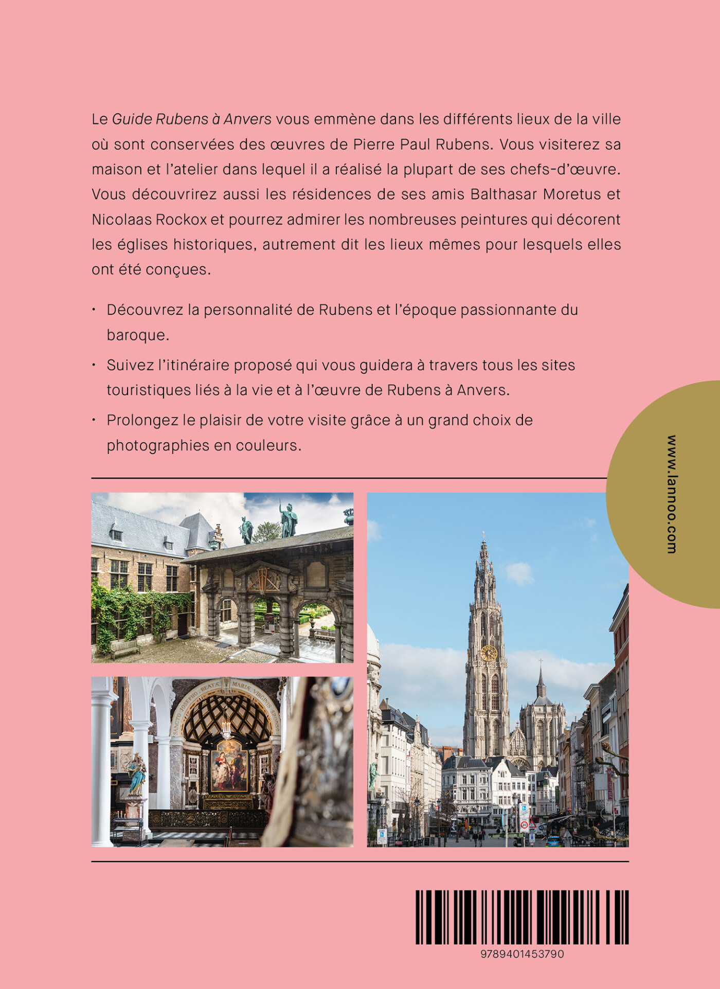 Guide Rubens à Anvers achterkant