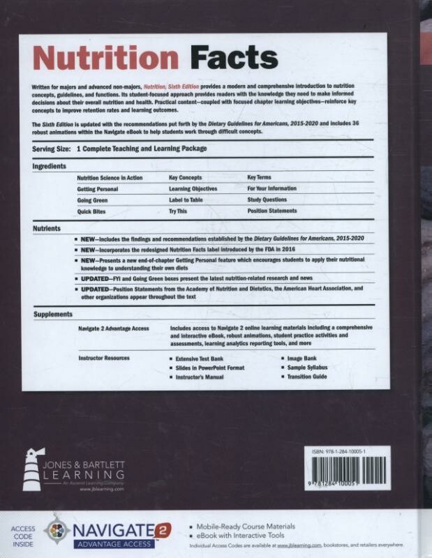 Nutrition achterkant