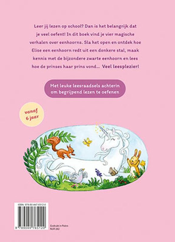 Mijn eerste eenhoorn leesboek achterkant