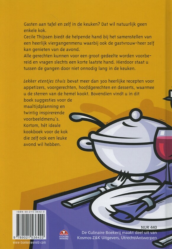 Lekkere etentjes thuis achterkant