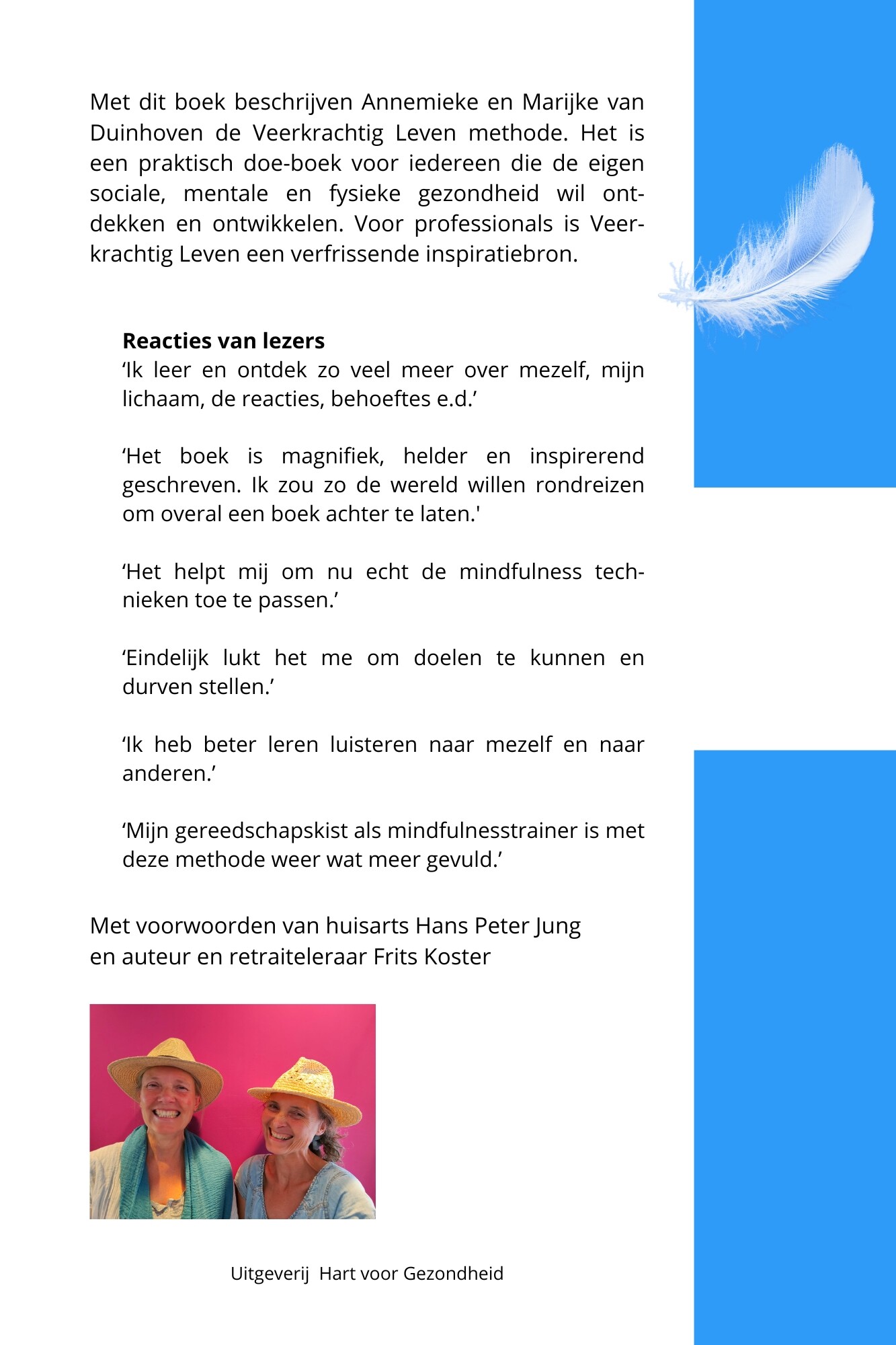 Veerkrachtig leven achterkant