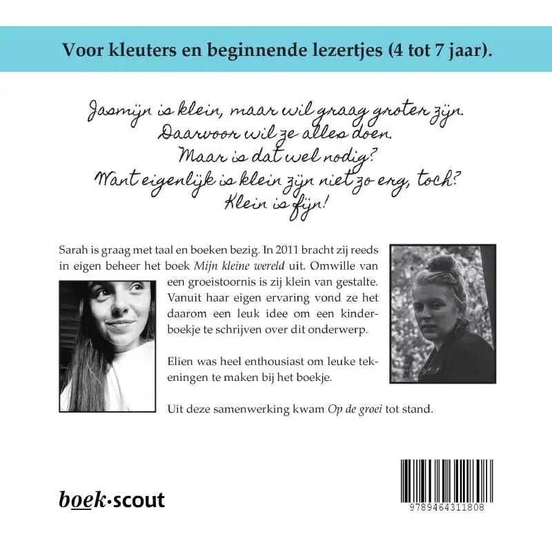 Op de groei achterkant