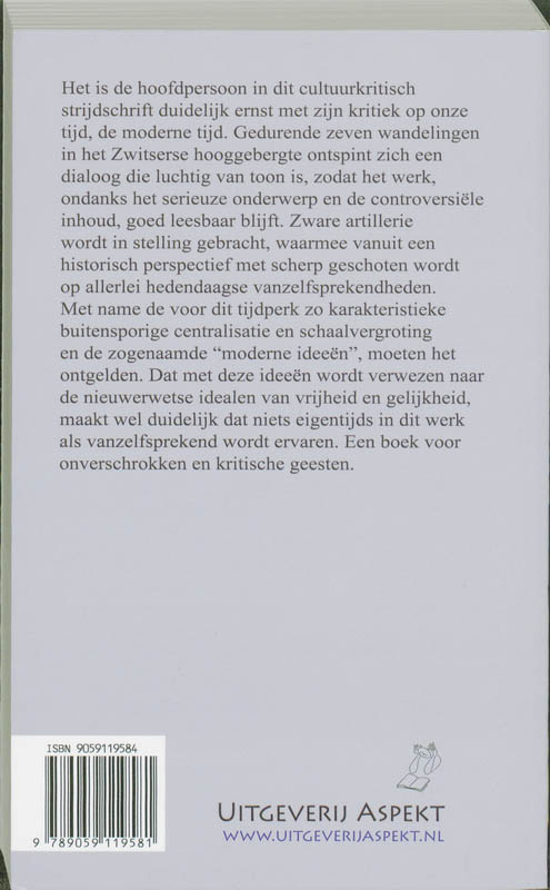 Oneigentijds achterkant