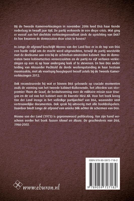 Langs de afgrond Langs de afgrond achterkant