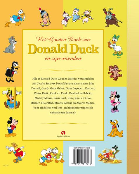 Het gouden boek van Donald Duck en zijn vrienden / Gouden Voorleesboeken achterkant