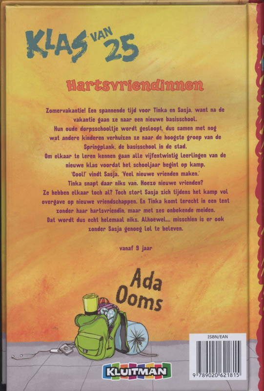 Hartsvriendinnen / Klas van 25 achterkant