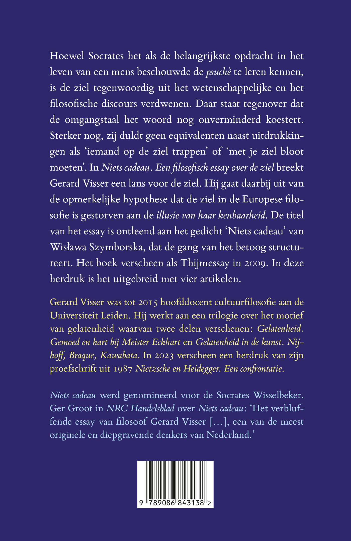 Niets cadeau achterkant