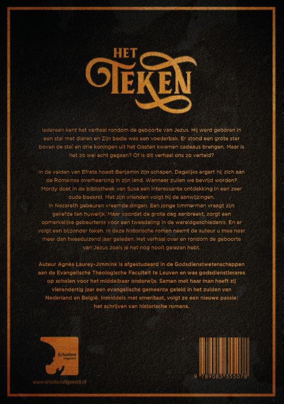 Het teken achterkant