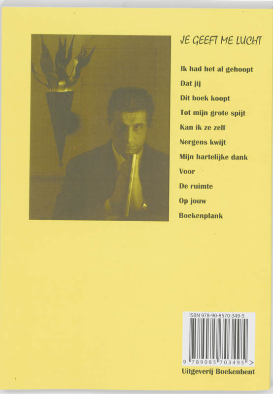 Open dicht boek achterkant