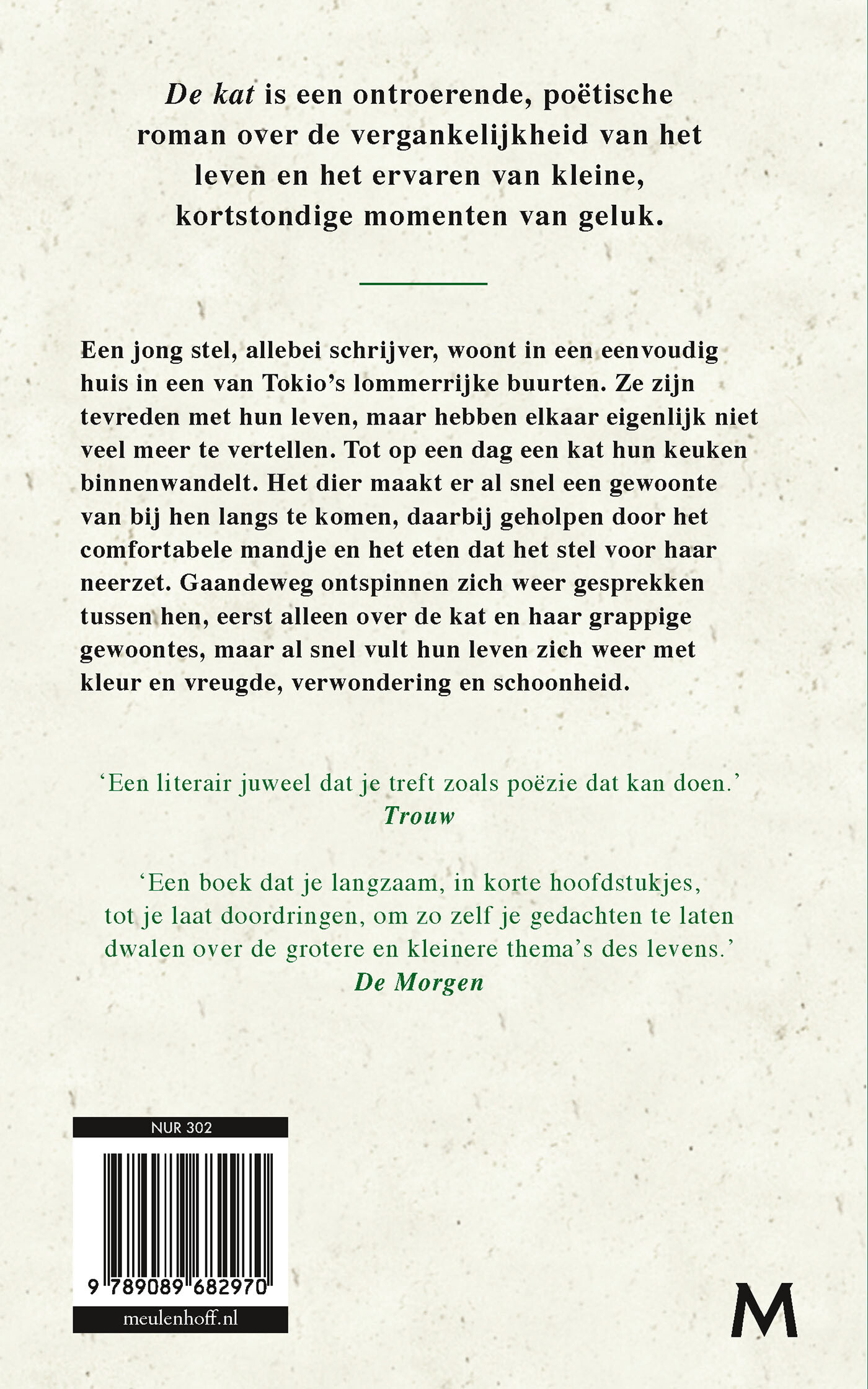 De kat achterkant