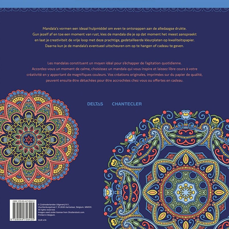Mandala Coloring / achterkant
