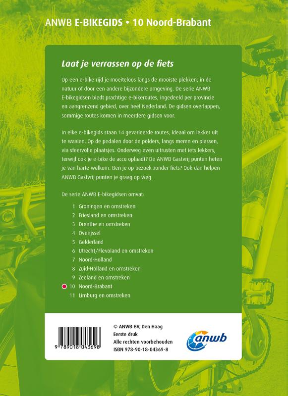 Noord-Brabant / ANWB e-bikegids / 10 Noord-Brabant / ANWB e-bikegids / 10 achterkant