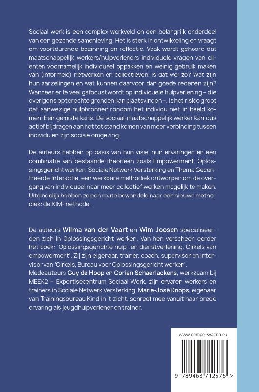 De KIM-methode. Een krachtgericht handelingsmodel in het sociale domein achterkant