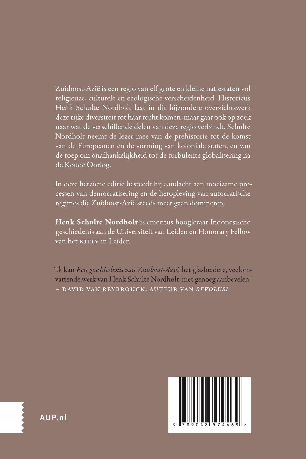 Een geschiedenis van Zuidoost-Azië achterkant