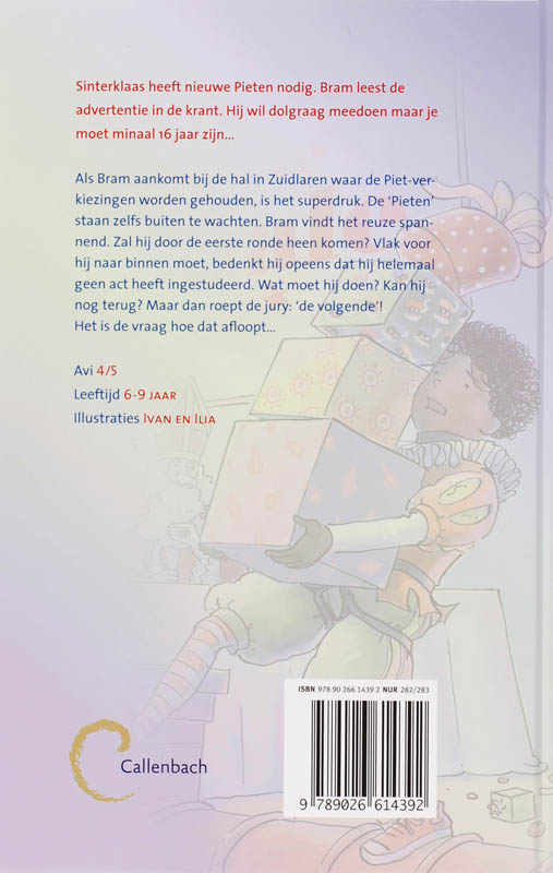 Piet in de finale / druk 1 achterkant