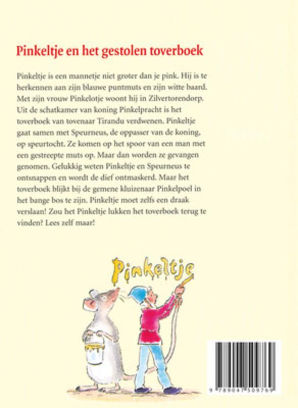 Pinkeltje en het gestolen toverboek achterkant