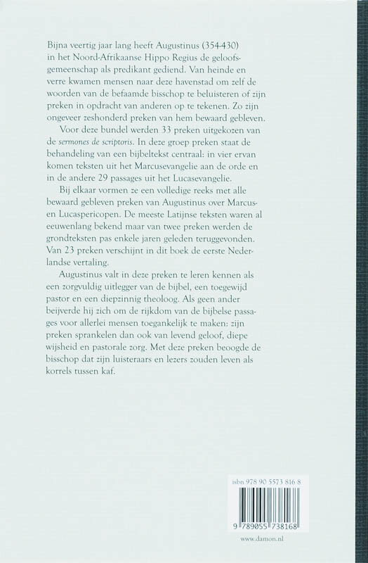 Als korrels tussen kaf achterkant