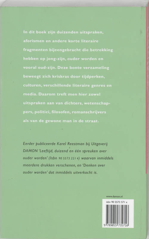 Leeftijd en levensloop Leeftijd en levensloop achterkant