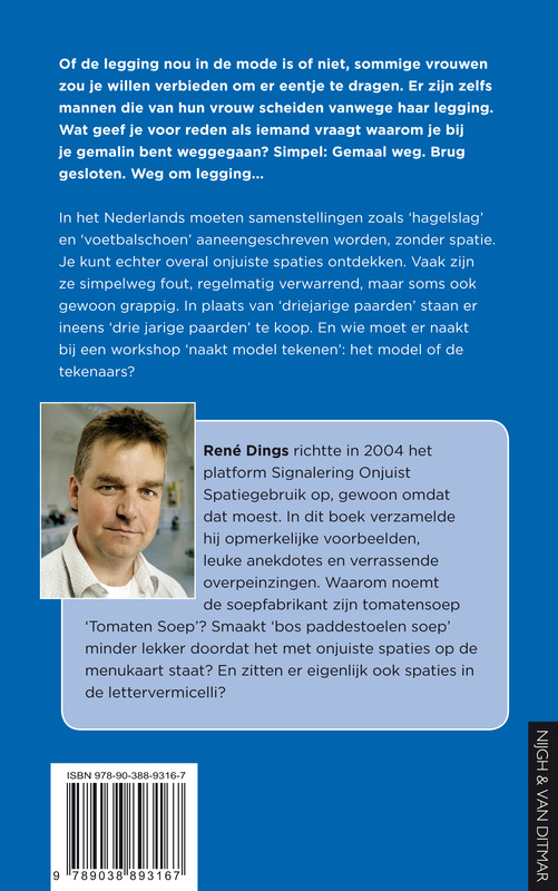 Weg om legging Weg om legging achterkant