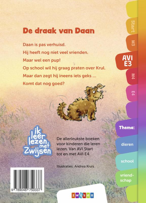 De draak van Daan / Ik leer lezen met Zwijsen achterkant