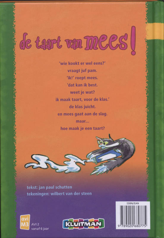 De taart van Mees! / Klavertje een-serie De taart van Mees! / Klavertje een-serie achterkant